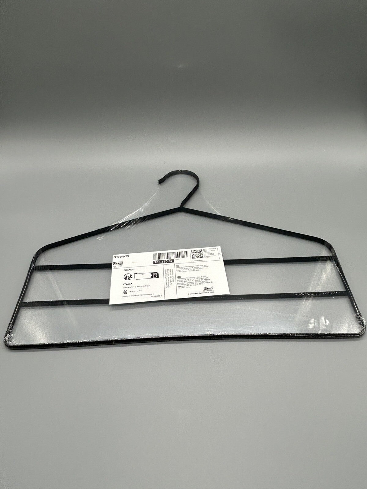 IKEA STRYKIS Hosenbügel schwarz